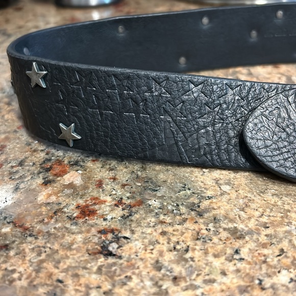 Gorgeous limited edition Hugo Boss Black leather Belt with silver metal - Picture 10 of 12